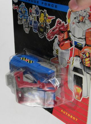 Hasbro Transformers UK exclusive G2 1991 Rescue Force Autobot MOC blue Rare 3