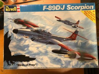1/48 Revell Monogram F - 89 D/j Scorpion,  Opened But Complete Kit