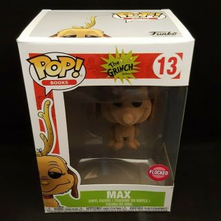 Funko Pop Dr Suess The Grinch Max Flocked Exclusive - Dented Box Item