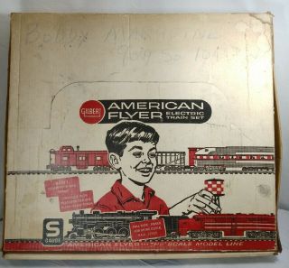 American Flyer Set 20711 - EMD F - 9 Diesel Engine With Box & Other Cars 3