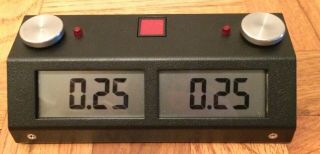 Chronos GX Digital TOUCH Game Chess Clock - Black 2