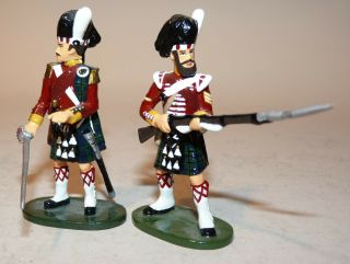 Frontline Figures C.  W.  P.  1.  British 93rd Highlanders: Officer And Nco