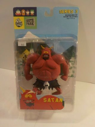 South Park Series 3 - Satan Action Figure.  Comedy Central Mezco Moc