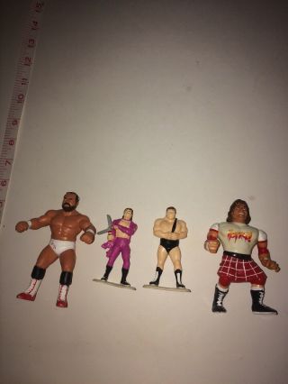 4 Vintage Wrestler Toy Action Figures From The 90’s