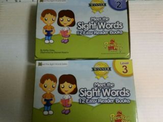 Meet The Sight Words Set Of 24 Easy Reader Books Level 2 And 3 Preschool Prep