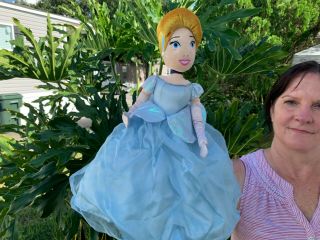 Disney Parks Cinderella Belle Topsy Turvy Reversable 2 in 1 Plush Stuffed Doll 3