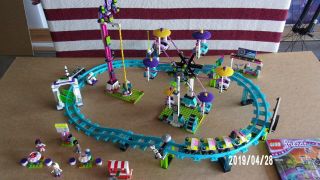 Lego Grand Hotel,  Roller Coaster,  Bumper Cars,  Space Ride,  Riding Club,  Hot Dog