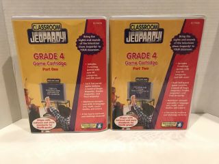 Classroom Jeopardy Grade 4 Part 1 & 2 Game Cartridges (b4)