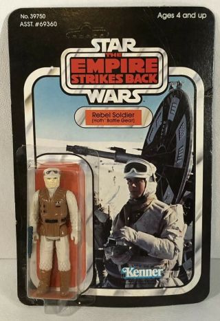 Rebel Soldier Hoth Star Wars Empire Strikes Back Vintage Kenner 41 Back Variant