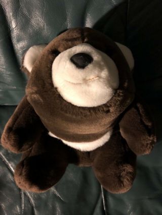Gund Snuffles Chocolate Brown Plush Stuffed Animal Teddy Bear 1980 9 Inches