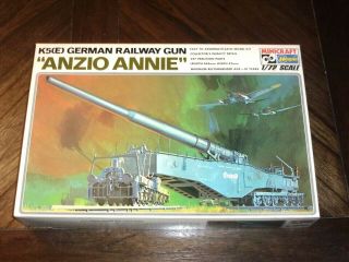 Hasegawa/minicraft K5 (e) German Railway Gun Anzio Annie Model Kit 1/72 Scale