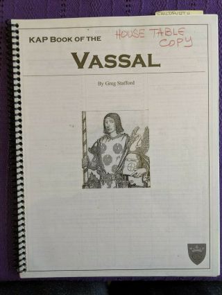 Kap - Book Of The Vassal & Liege - Stafford - 2nd Edition - 2008
