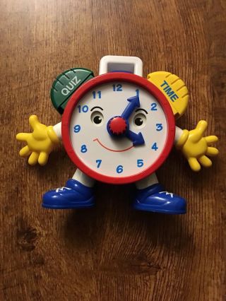 Talking Telly Quiz And Time Clock Navystar Educational Teaching Toy