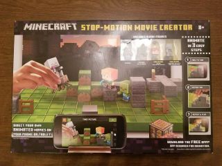 & Minecraft Stop Motion Movie Creator Set Stem