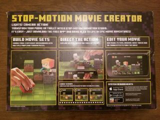 & Minecraft Stop Motion Movie Creator Set STEM 2