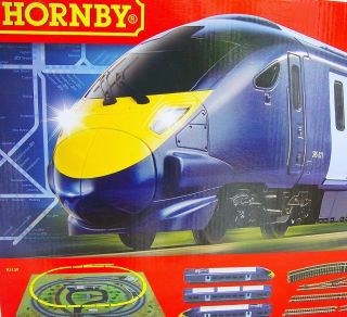 Hornby Ho Oo 1:76 British Blue Rapier High Speed Hitachi Class 395 Emu Train Set