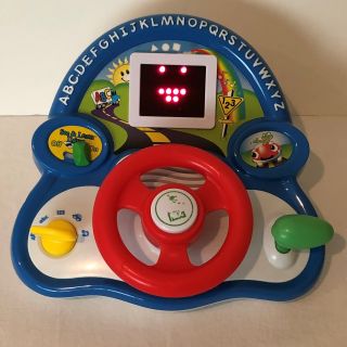 Leapfrog See & Learn Driver Steering Wheel Leap Frog Alphabet Numbers Driving