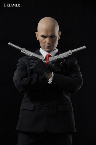 Dreamer 1:6 Scale 12 " Action Figure Doll Hitman 47 Toy For Collect Model
