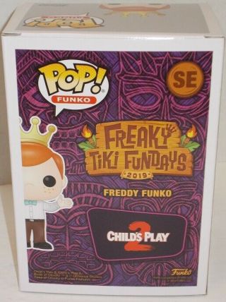 FUNKO POP Box of Fun FREDDY FUNKO as CHUCKY Child ' s Play LE 5000 IN HAND MIMB 4