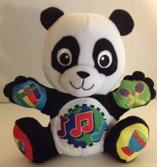 Baby Einstein Panda Bear Press N Play Classical Music Instruments 6 " Stuffed
