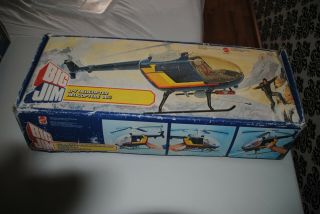 Big Jim Mattel " Spy Helicopter 004 " Spy Helicopter Play Set Boxed