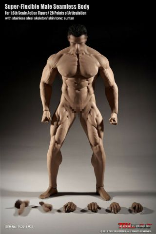Tbleague/phicen Pl2018 - M35 1:6 Scale Figure Male,  Seamless Extra Muscular Build