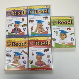 Your Baby Can Read Early Language Developement System Robert Titzer 5 Dvd Set