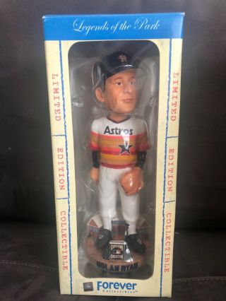 2003 Legends Of The Park Forever Nolan Ryan Astros Limited Of 5000 Bobblehead