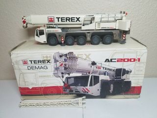 Terex Demag Ac200 - 1 Mobile Crane By Nzg 1:50 Diecast Model 730