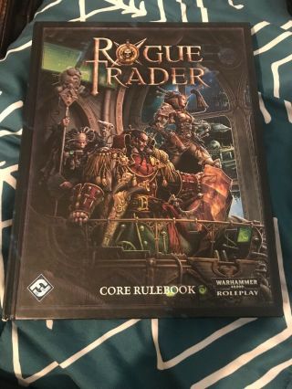 Fantasy Flight Games Warhammer 40,  000 Rogue Trader Core Rulebook Roleplay