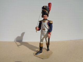 Stadden,  Napoleonic French Grenadier Guard Officer,  Well Painted Lead 54mm,  Td