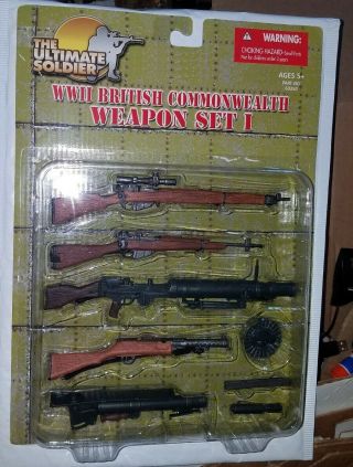 Ultimate Soldier Wwii British Commonwealth Weapons Set 1 - 1:6 Scale