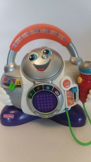 2007 Fisher Price Fun 2 Learn Learning Dj Letters Shapes Colors Music Dancing