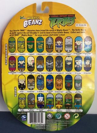 Mighty Beanz Case with 36 Beanz and Teenage Mutant Ninja Turtles Pack of 5 3