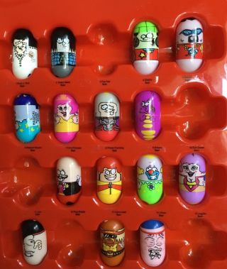Mighty Beanz Case with 36 Beanz and Teenage Mutant Ninja Turtles Pack of 5 5