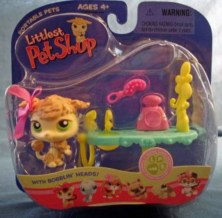 Littlest Pet Shop 146 Retired Poodle With Grooming Table In Pack