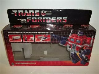 1984 Transformers G1 OPTIMUS PRIME MIB 100 Complete w/ Box 10