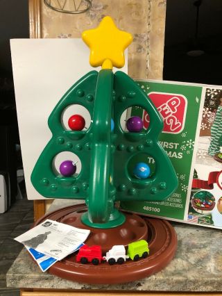 30” Step2 My First Christmas Tree Ornaments Train Star Complete LIGHT SOUND MIB 4
