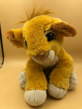 1993 Authentic The Lion King Simba Plush Soft Stuffed Toy Doll Mattel