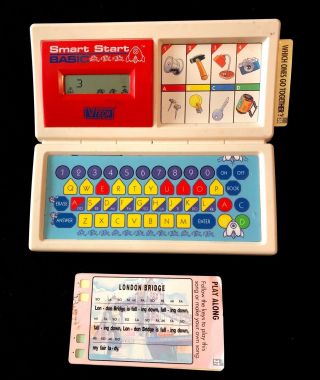 Vintage 1993 V - Tech Smart Start Basic Educational Computer Great