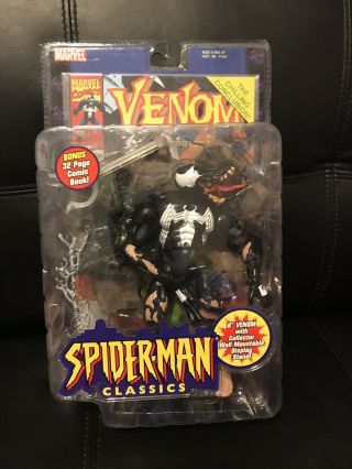Spider - Man Classics 6 " Venom Toy Biz 2000 Nib Marvel Legends
