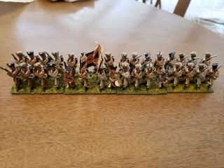 28mm Superbly Painted Russian Napoleonic Line Infantry Metal 32 Figs Itgm