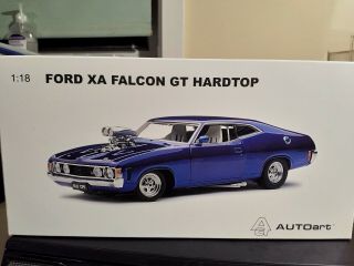 Autoart Biante 1:18 1/18 Ford Xa Falcon Gt Hardtop Metallic Blue
