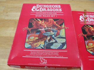Dungeons & Dragons TSR 1983 Basic Rules Set 1 W/ The Lost City B4 Module. 2