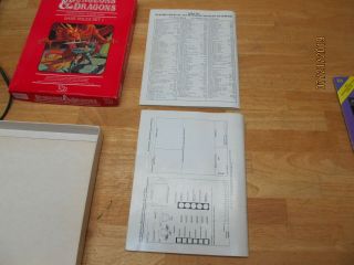 Dungeons & Dragons TSR 1983 Basic Rules Set 1 W/ The Lost City B4 Module. 4
