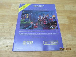 Dungeons & Dragons TSR 1983 Basic Rules Set 1 W/ The Lost City B4 Module. 5