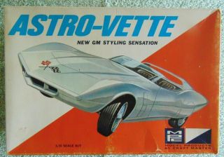 Nos Mpc Astro - Vette Corvette Model Kit 509 - 200 W/ Parts Bags