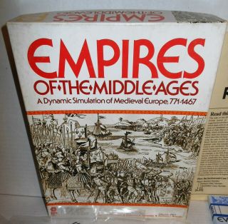 Boxed Board War Game Spi Empires Of The Middle Ages 771 - 1467 