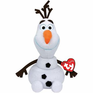 Ty Beanie Baby 6 " Reg Olaf The Snowman (disney Frozen) Plush Mwmts Ty Heart Tags