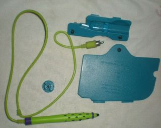 Green Pen - Stylus And Blue Battery Cover For Leappad Learning System